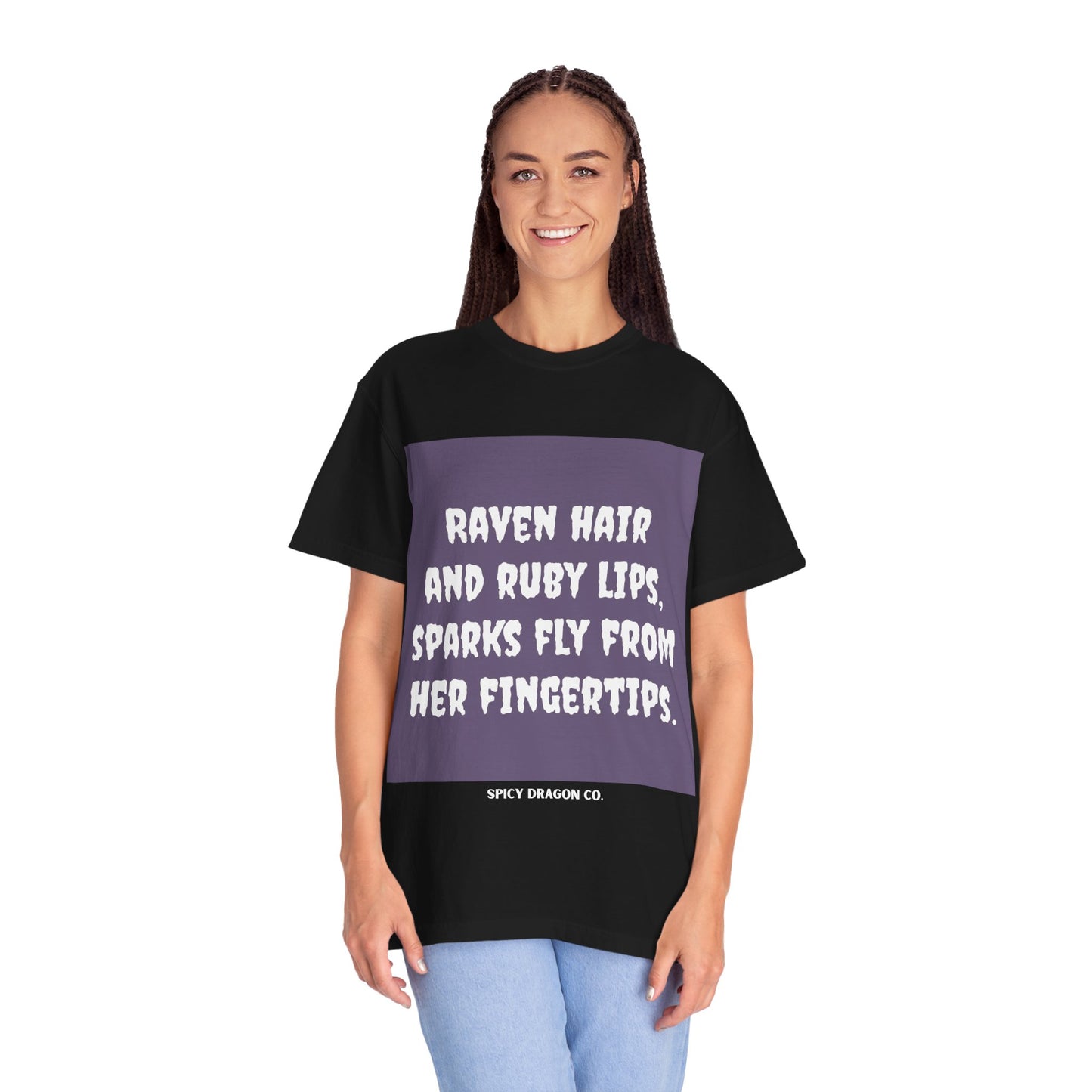 Raven Hair/Ruby Lips Comfort Colors Tee