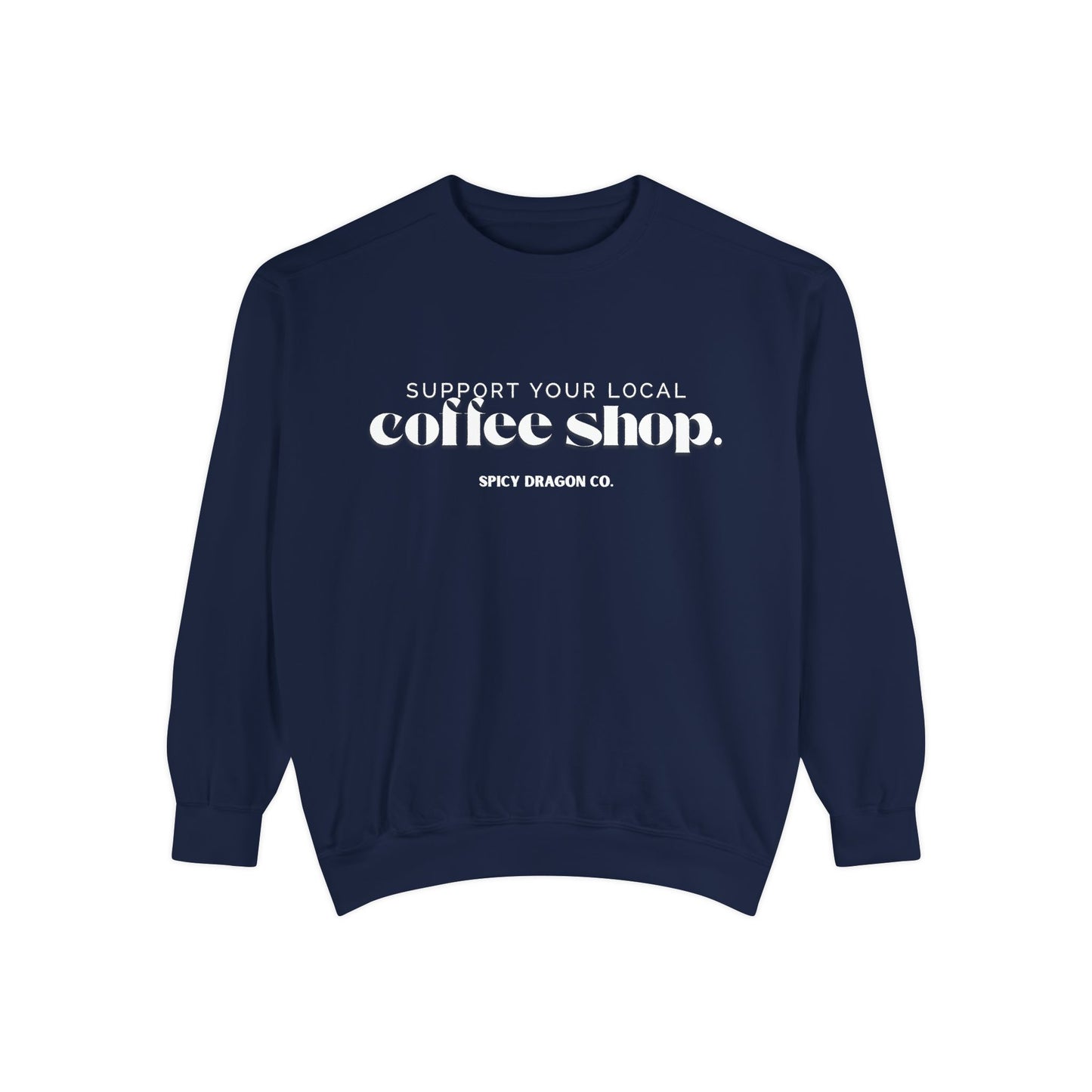 Coffee Shop Comfort Colors Crewneck