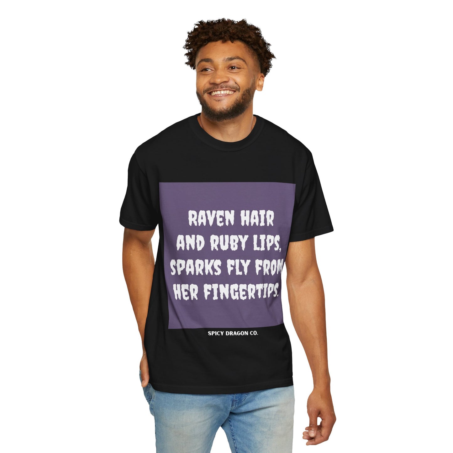 Raven Hair/Ruby Lips Comfort Colors Tee