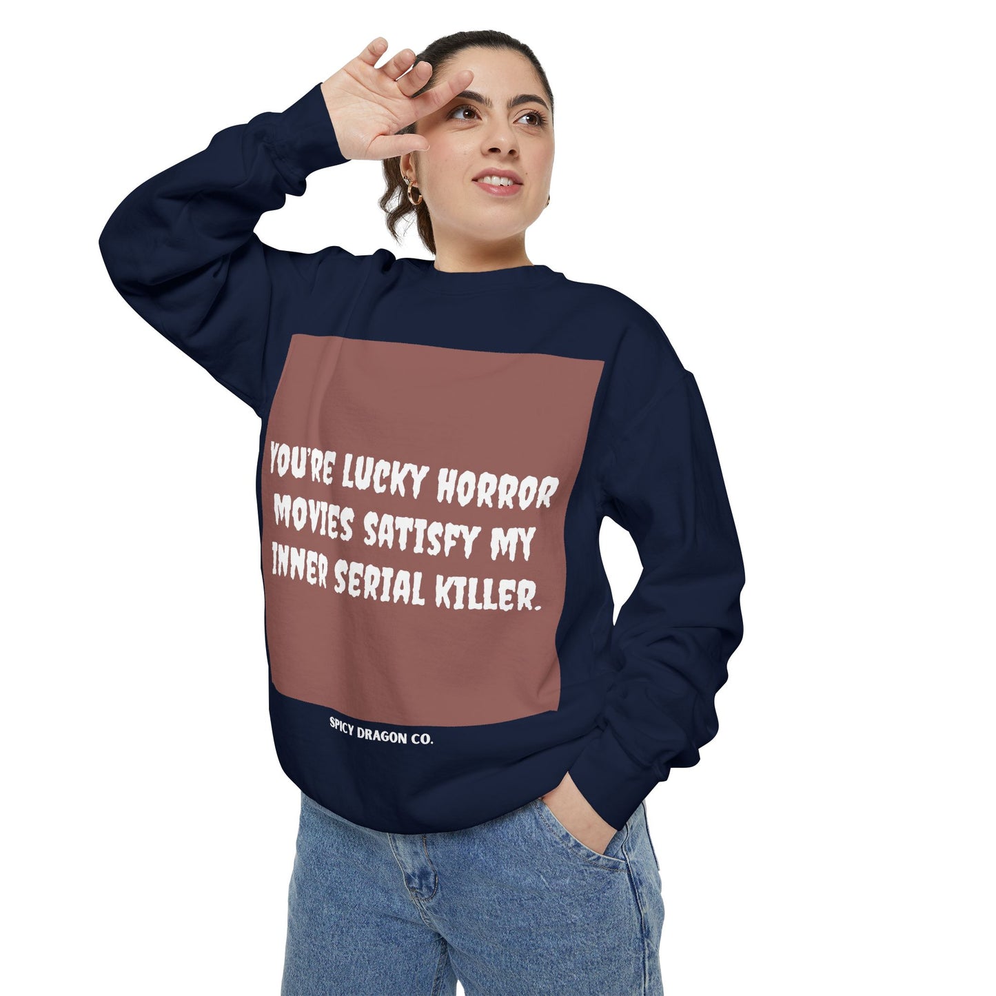 Inner Serial Killer Comfort Colors Crewneck