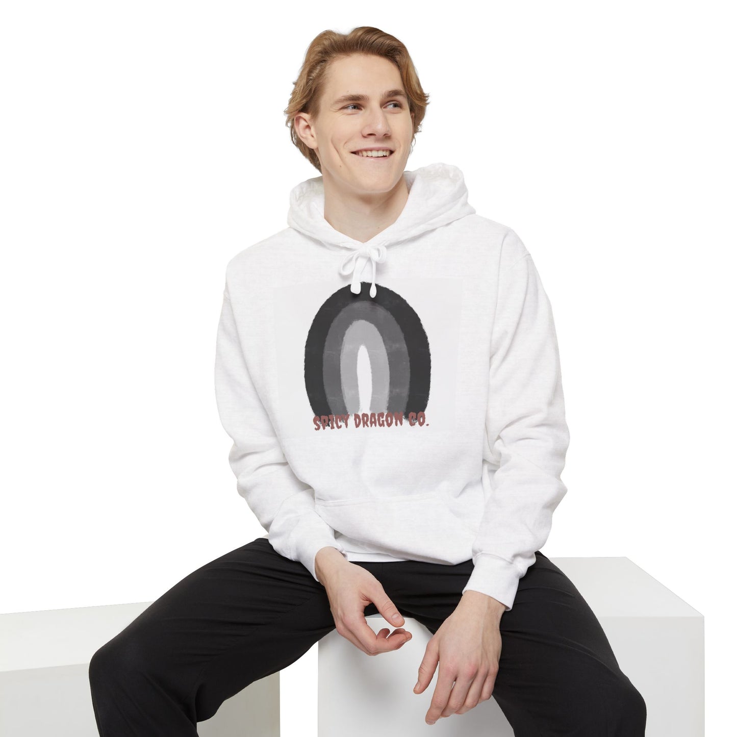Spooky Rainbow Logo Comfort Colors Hoodie