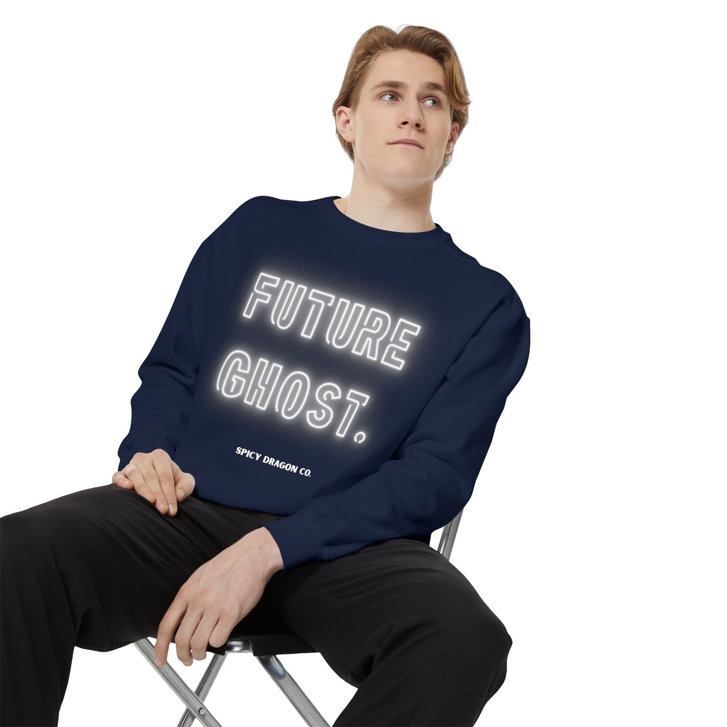 Future Ghost Comfort Colors Crewneck
