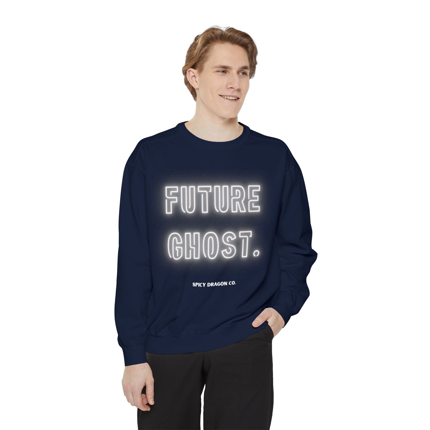 Future Ghost Comfort Colors Crewneck