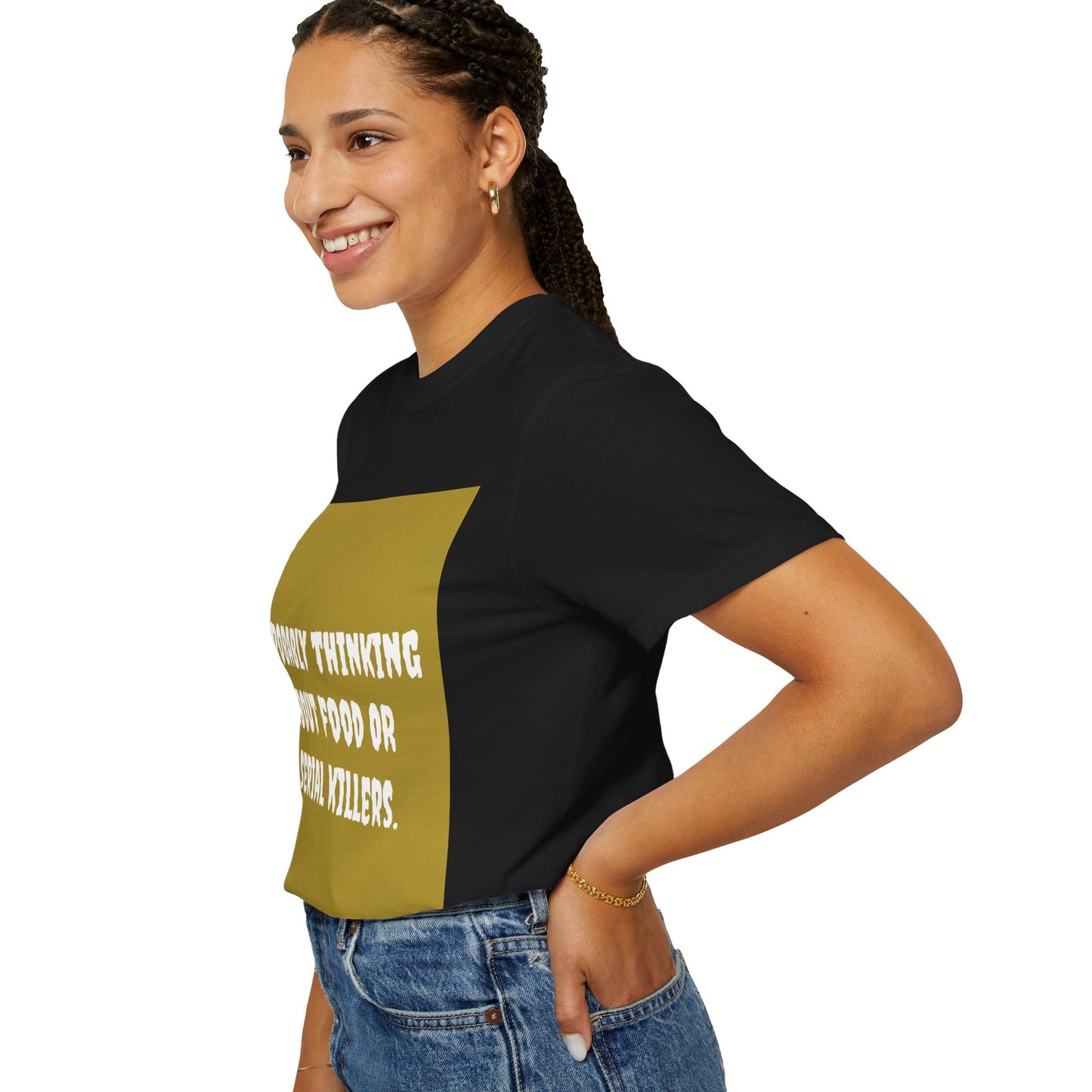 Food/Serial Killers Comfort Colors Tee