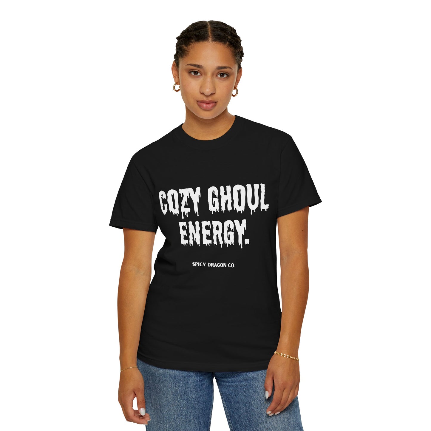 Cozy Ghoul Energy Comfort Colors Tee