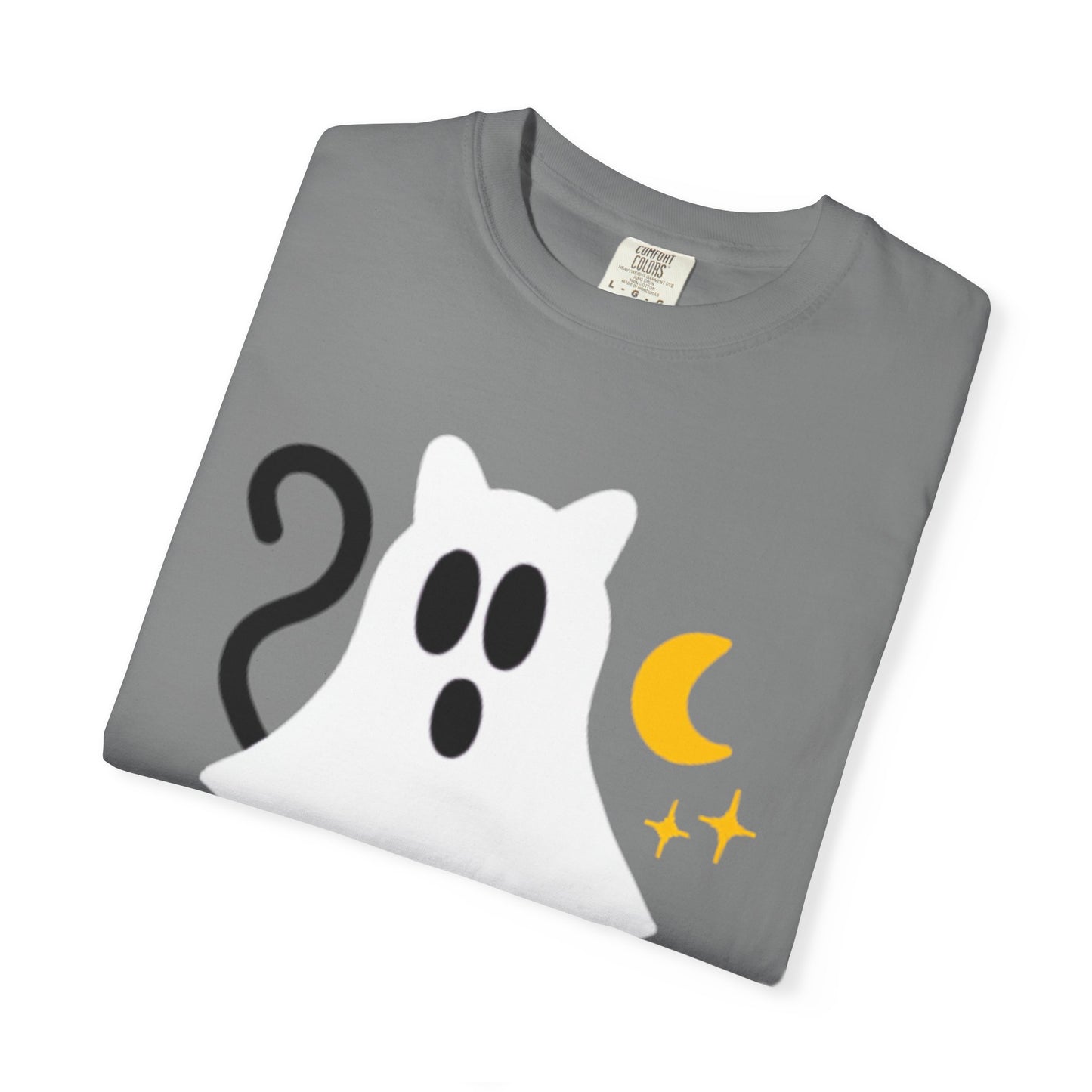 Ghosty Cat Comfort Colors Tee