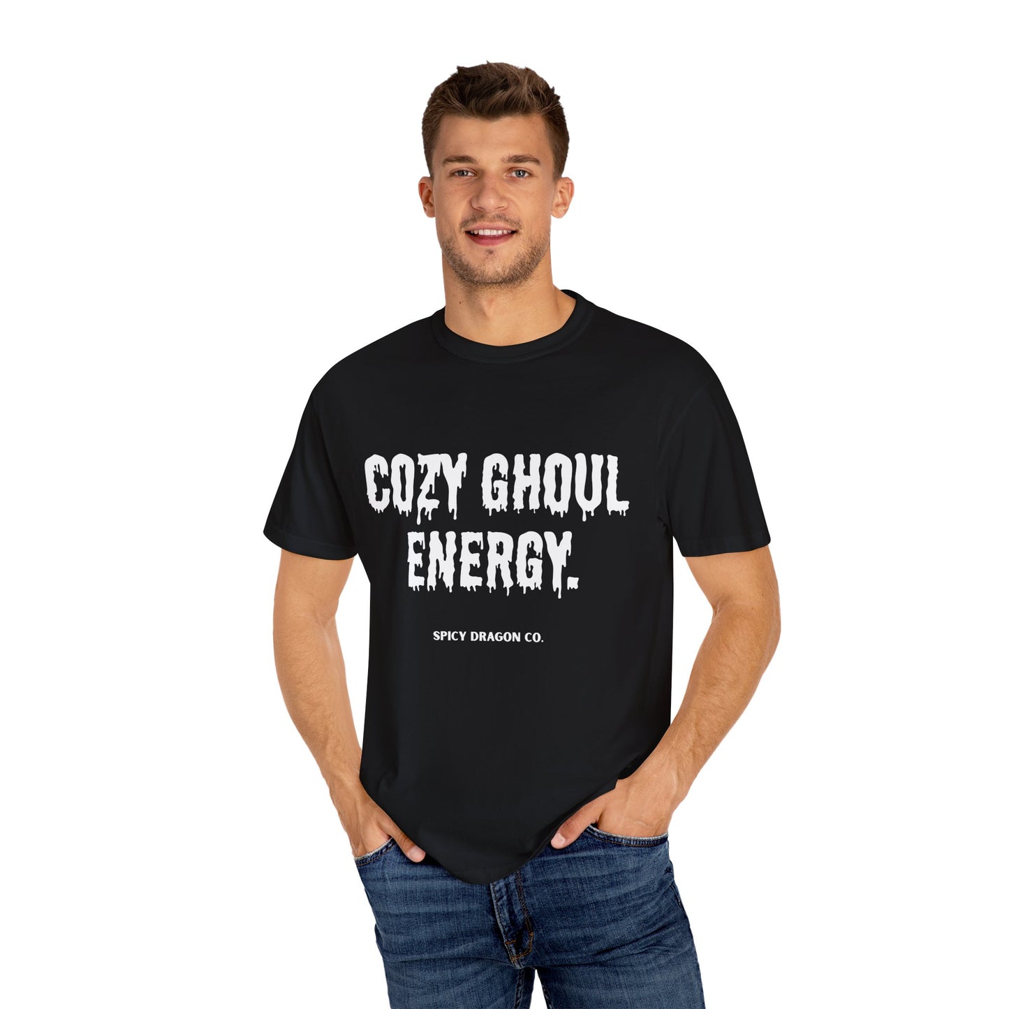 Cozy Ghoul Energy Comfort Colors Tee