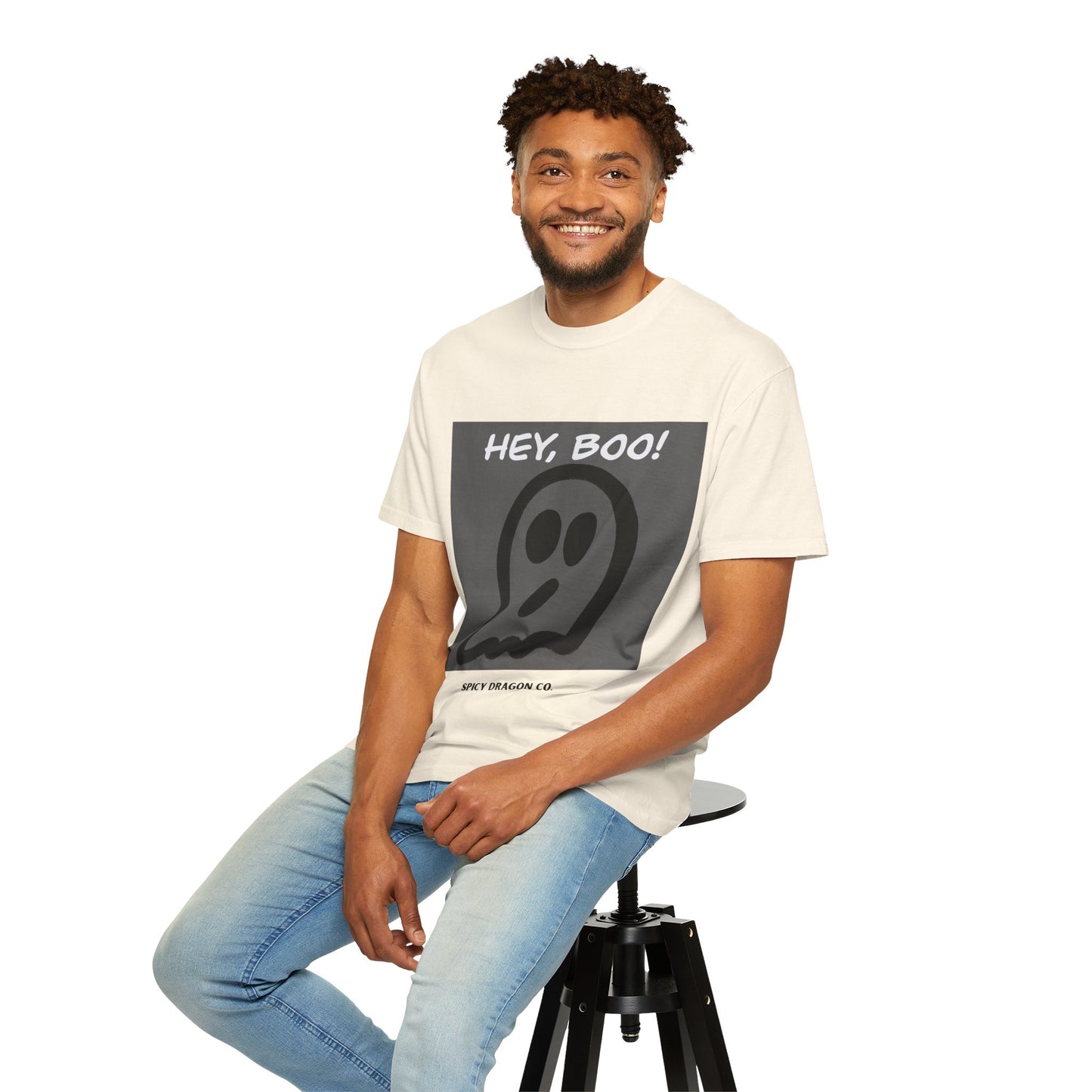 Hey Boo Comfort Colors Tee