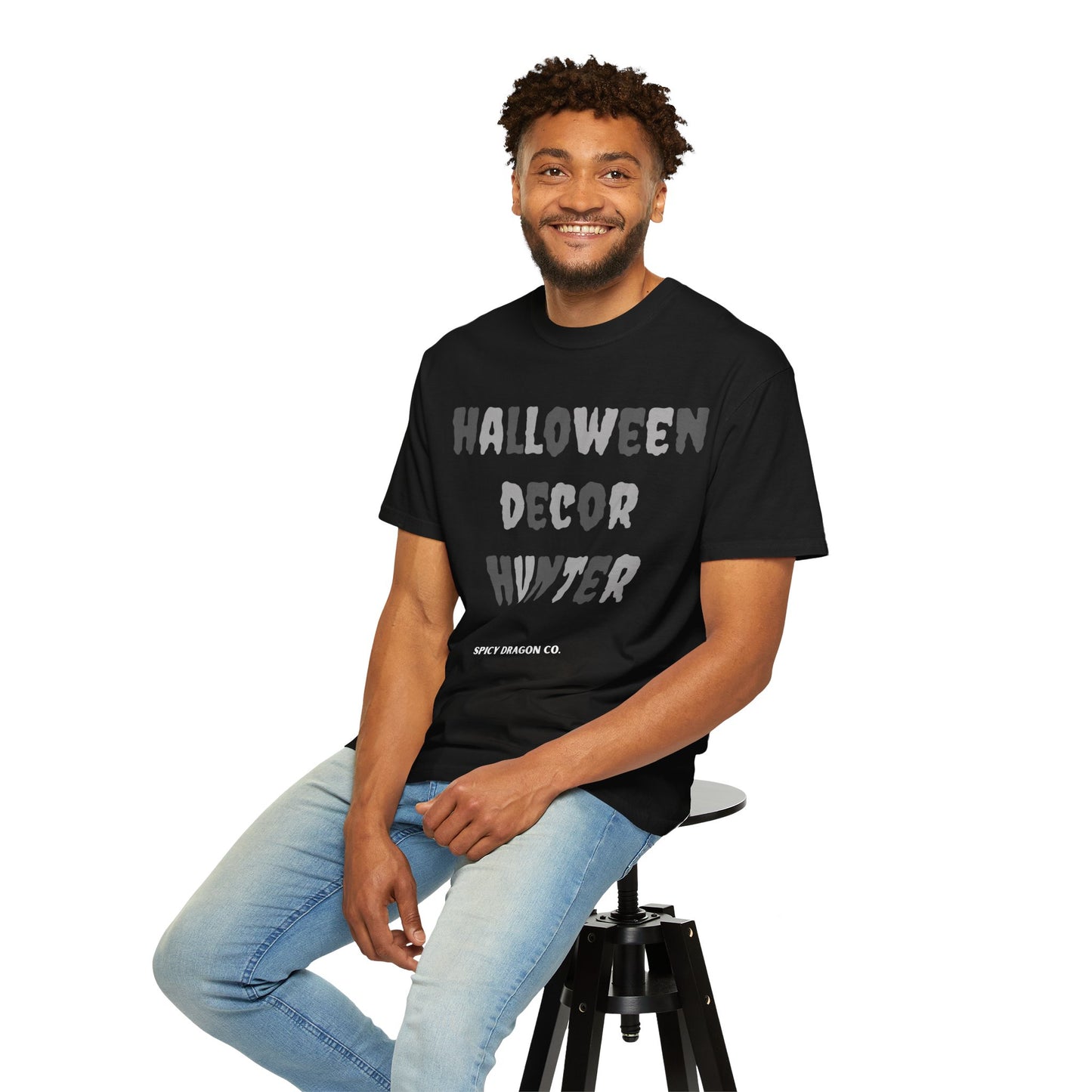 Halloween Decor Hunter Comfort Colors Tee