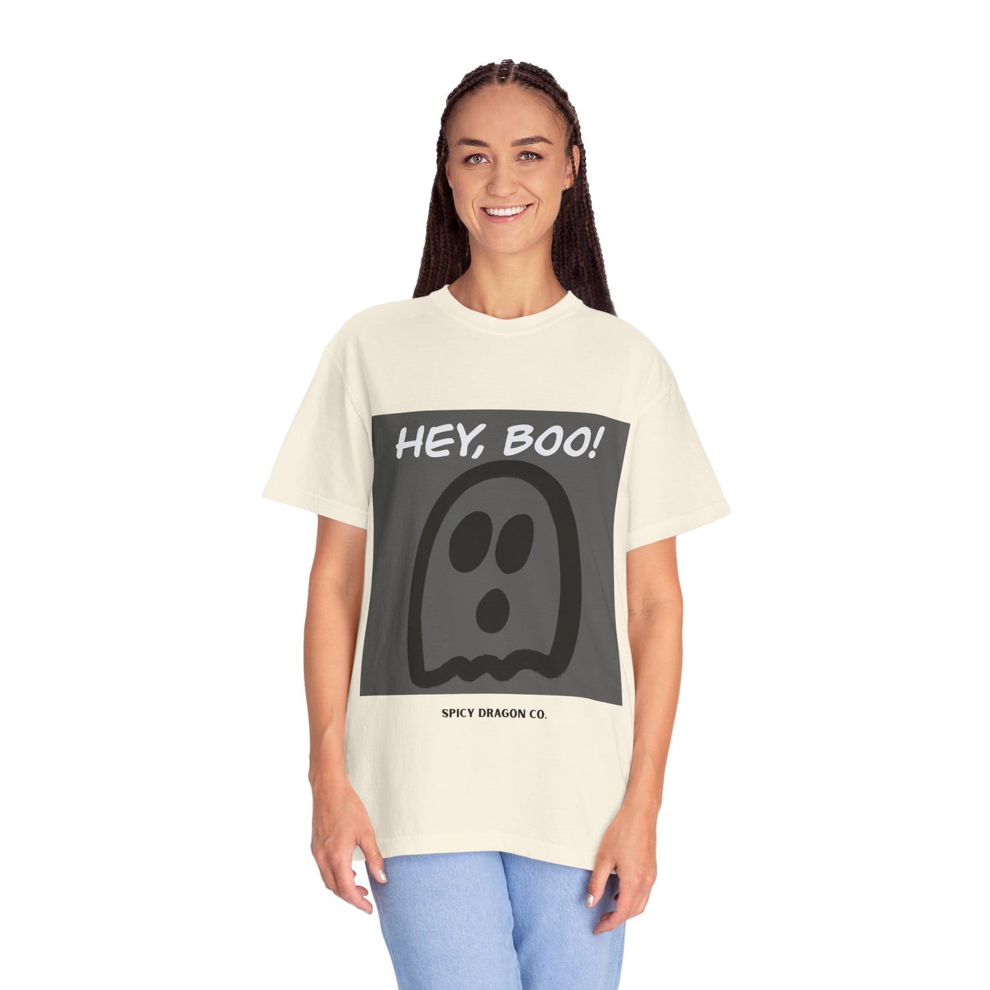 Hey Boo Comfort Colors Tee