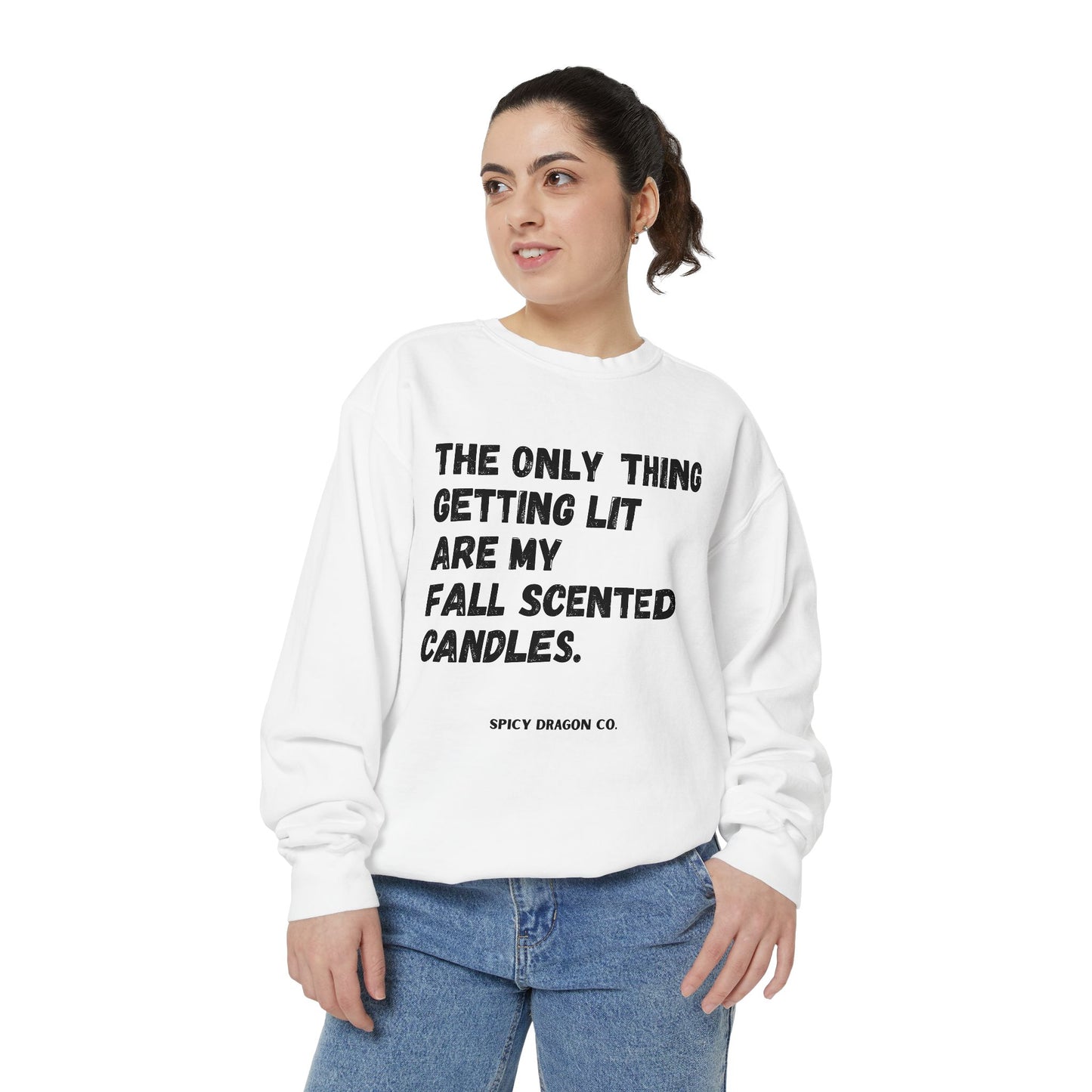 Fall Scented Candles Comfort Colors Crewneck