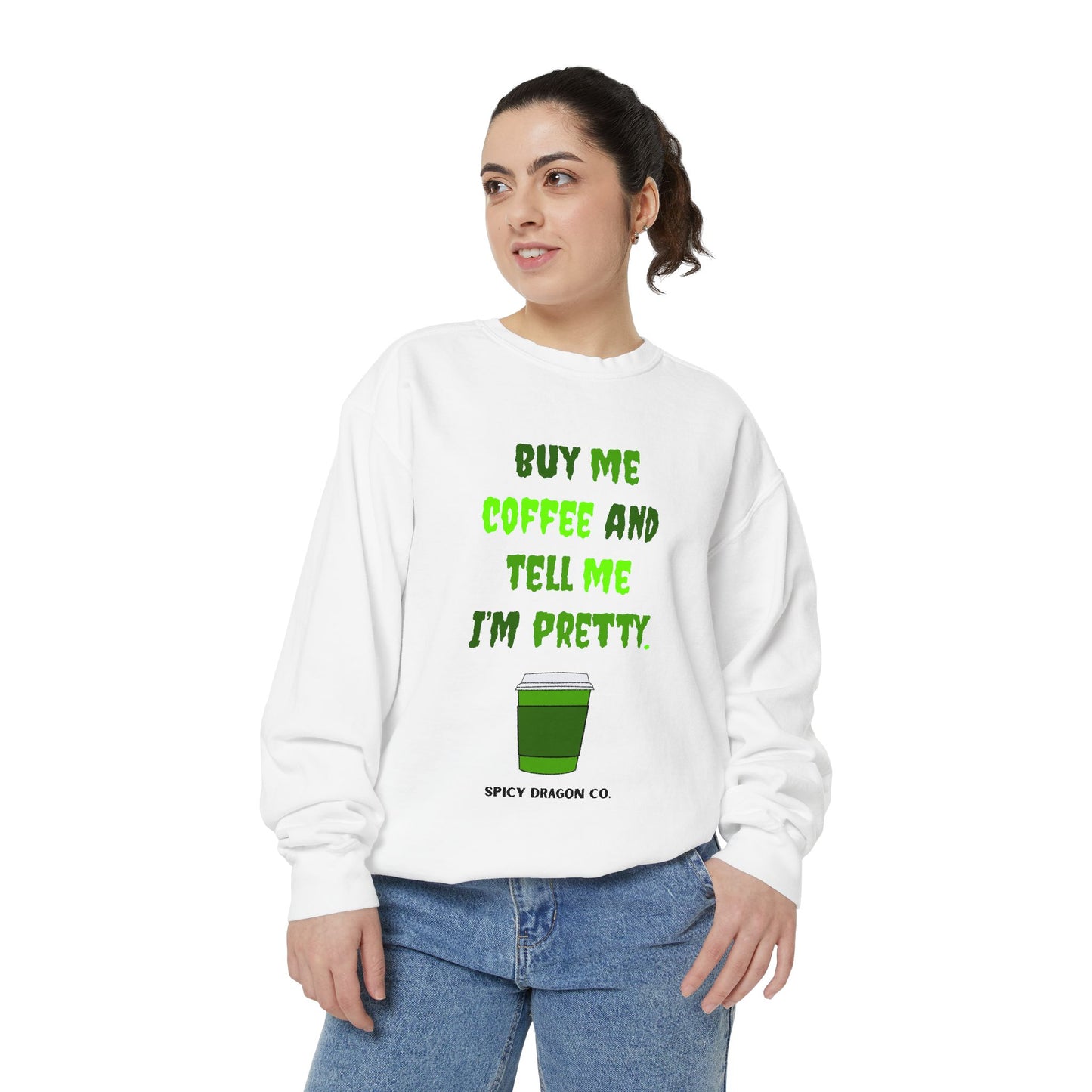 Buy Me Coffee Comfort Colors Crewneck