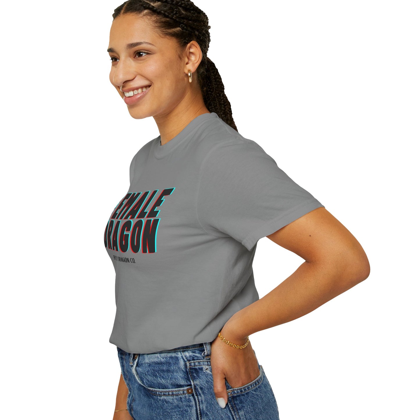 Female Dragon Comfort Colors Tee