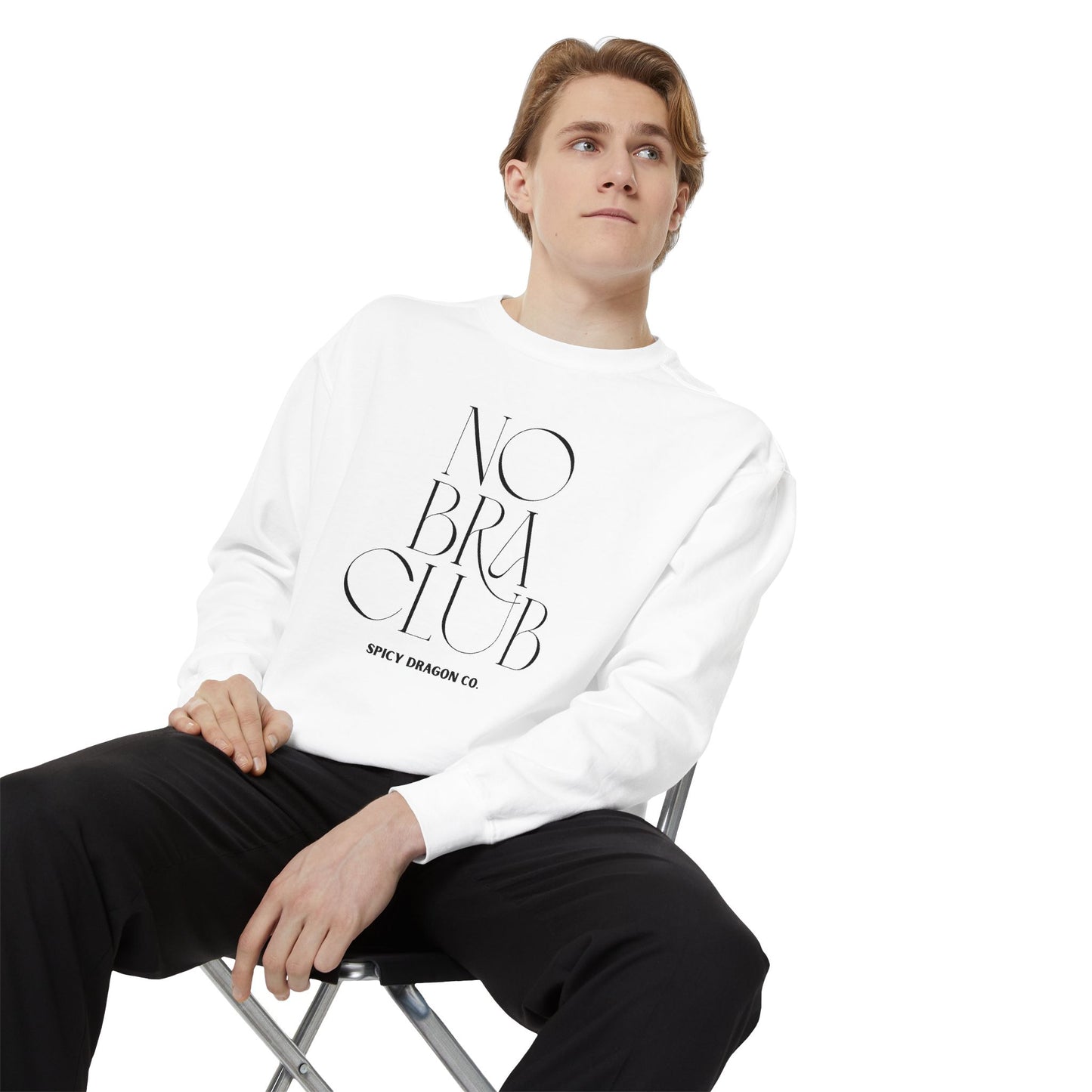 No Bra Club Comfort Colors Crewneck