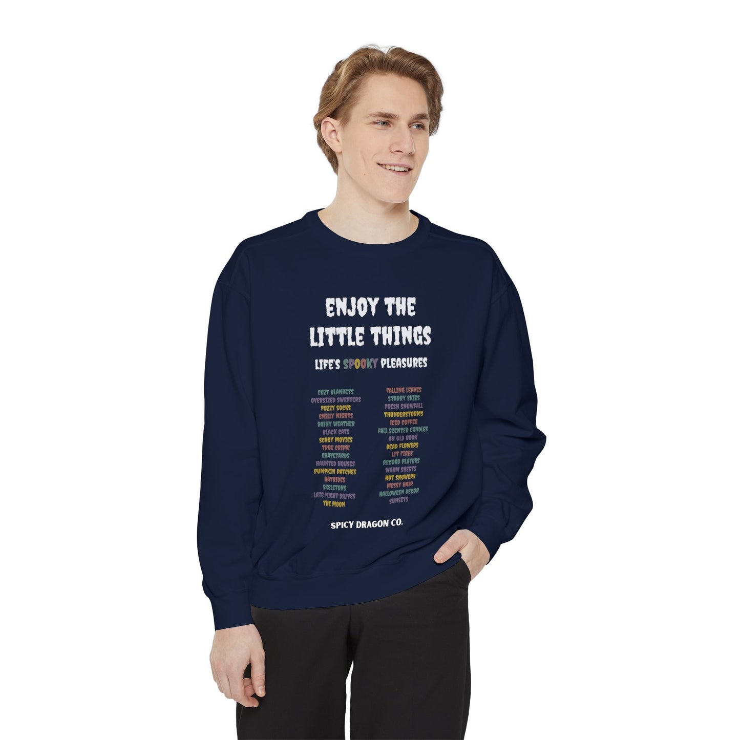 Enjoy The Little Things Comfort Colors Crewneck