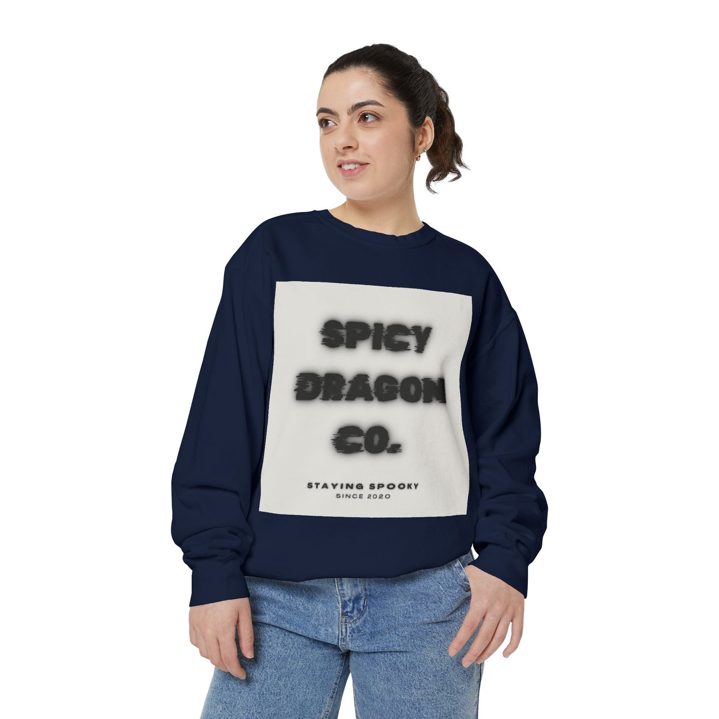 Spicy Dragon Co. Logo Comfort Colors Crewneck