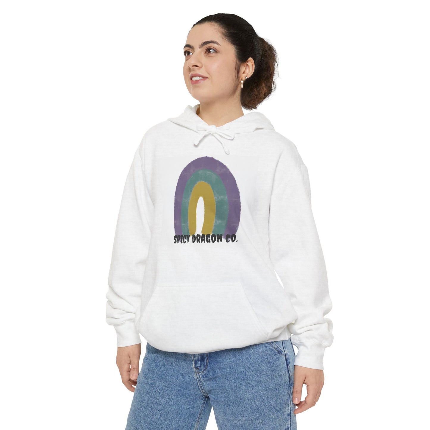 Spooky Rainbow Logo Comfort Colors Hoodie