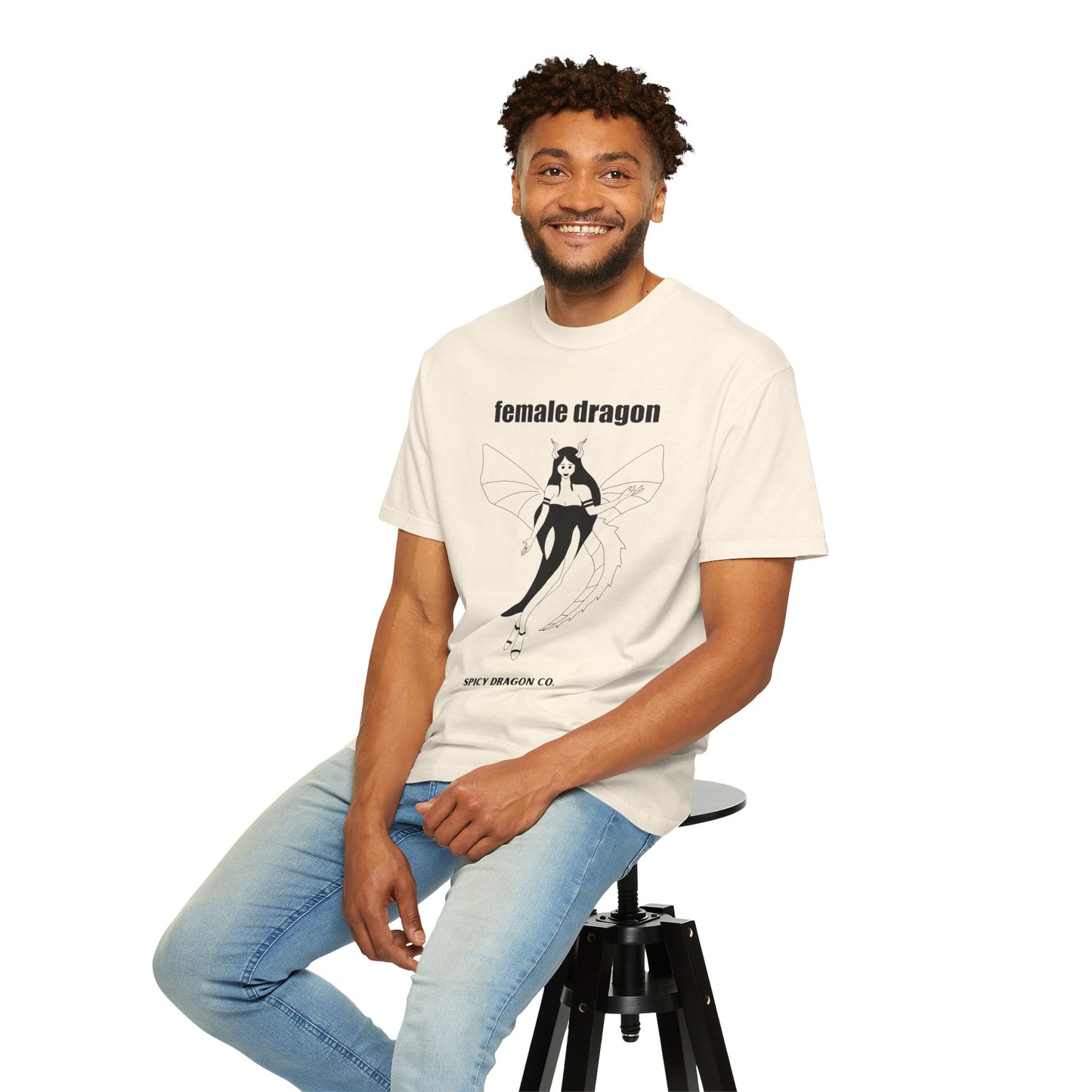 Female Dragon Comfort Colors Tee