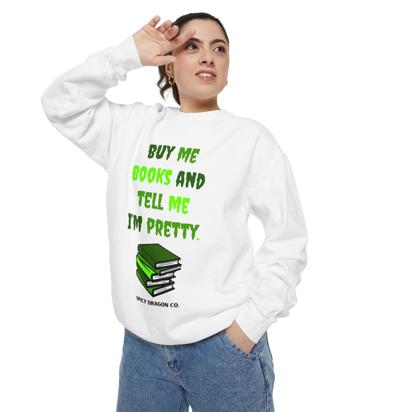 Buy Me Books Comfort Colors Crewneck