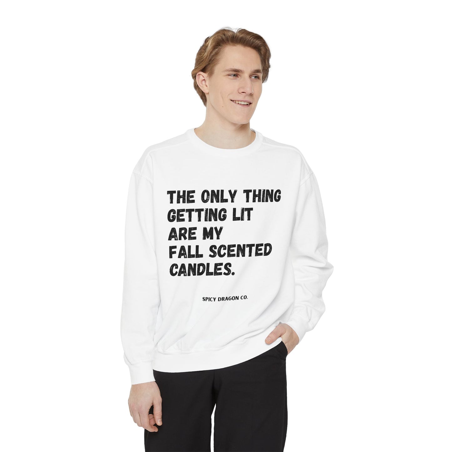 Fall Scented Candles Comfort Colors Crewneck