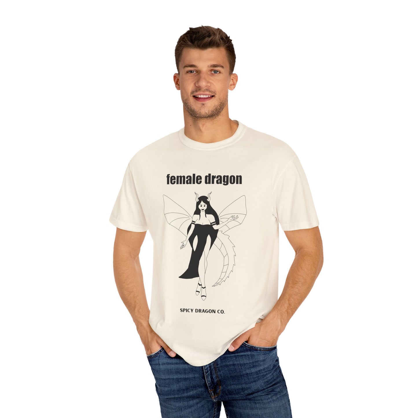 Female Dragon Comfort Colors Tee