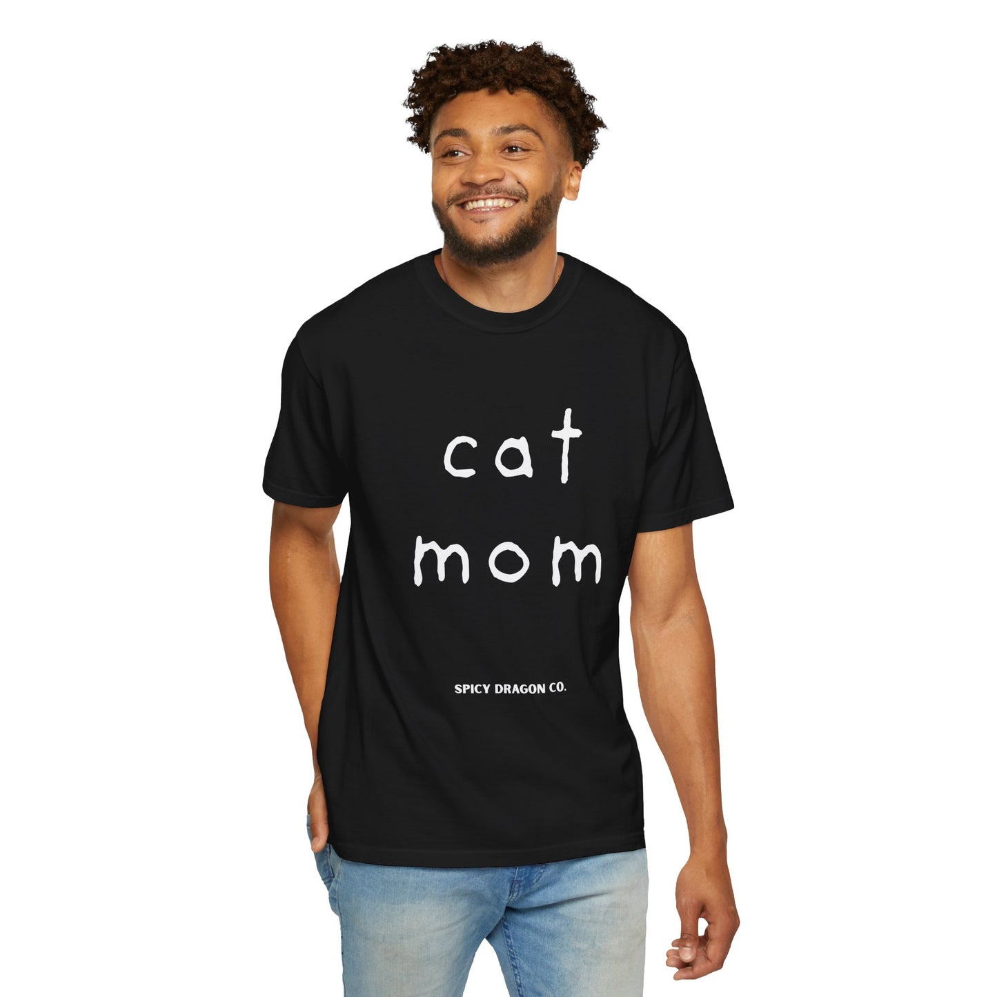 Cat Mom Comfort Colors Tee