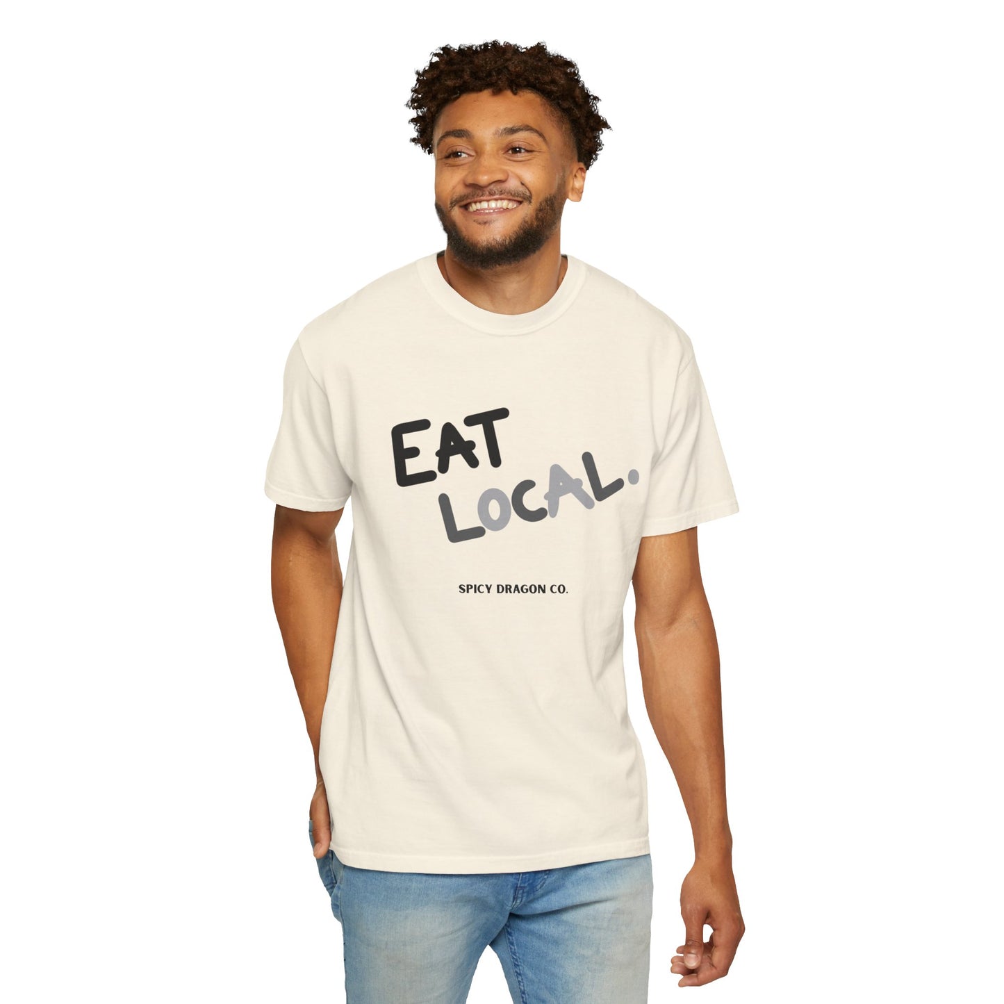 Eat Local Comfort Colors Tee