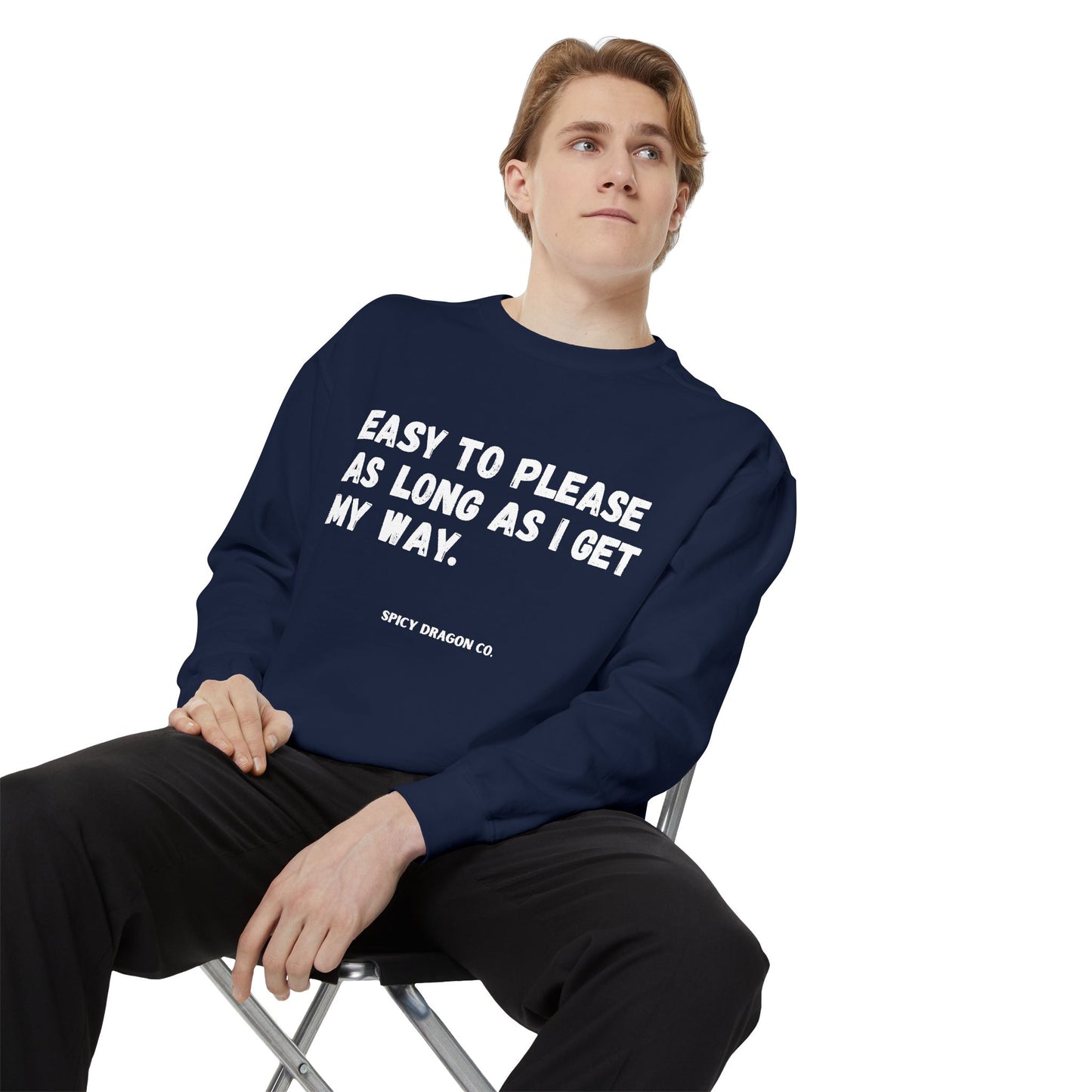 Easy To Please Comfort Colors Crewneck