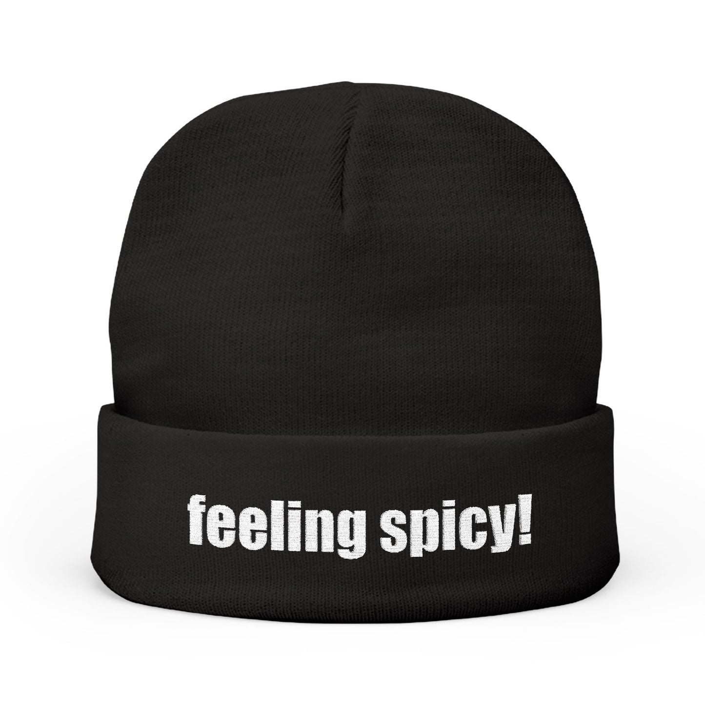 Feeling Spicy Embroidered Beanie