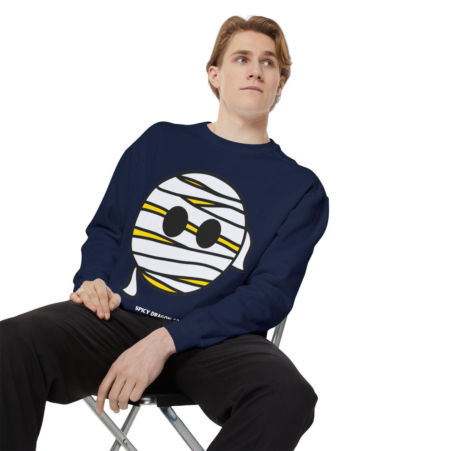 Mummy Smiley Comfort Colors Crewneck