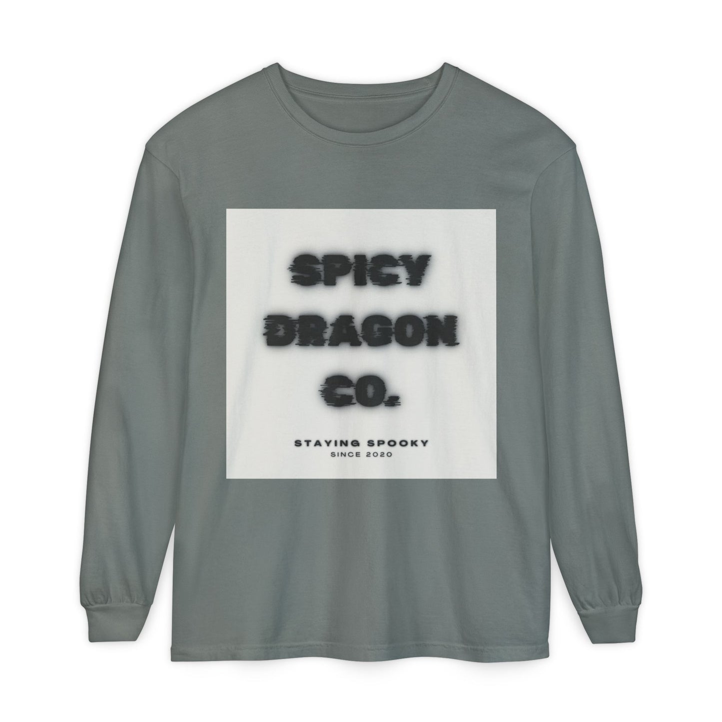 Spicy Dragon Co. Logo Comfort Colors Long Sleeve