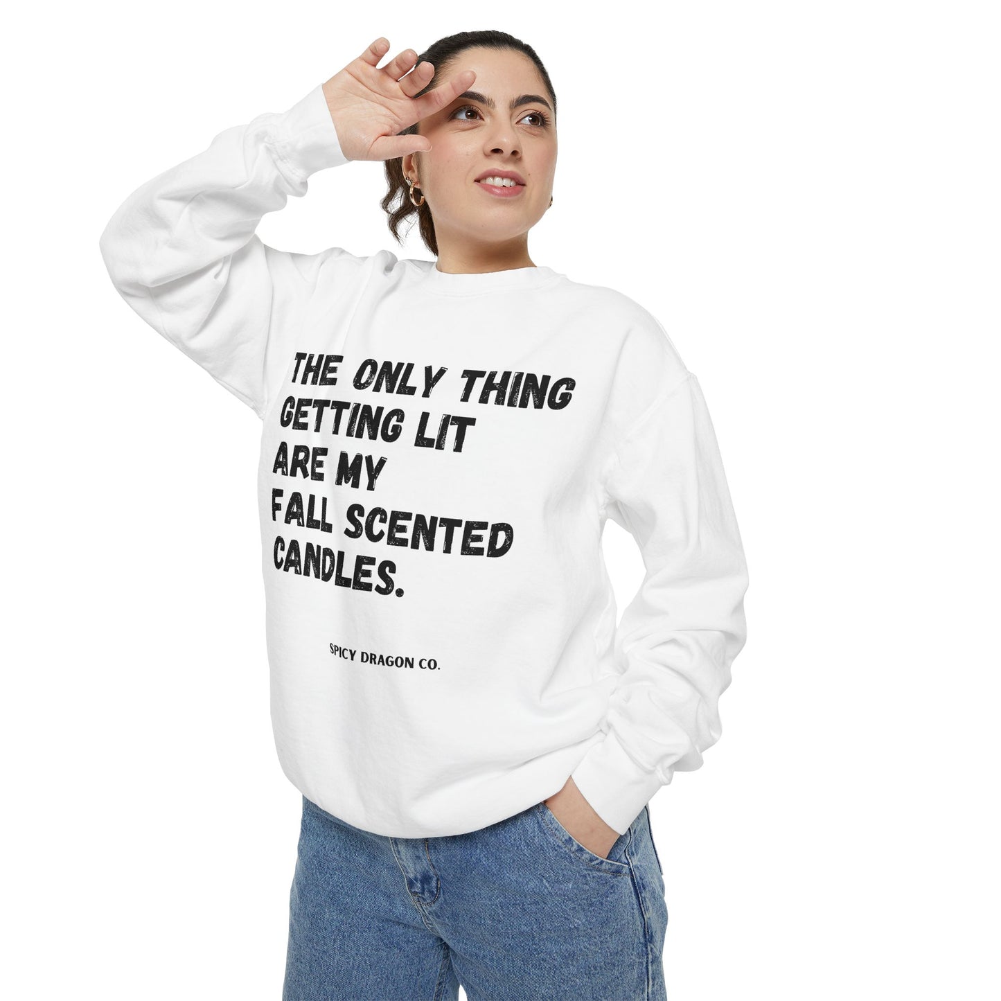 Fall Scented Candles Comfort Colors Crewneck