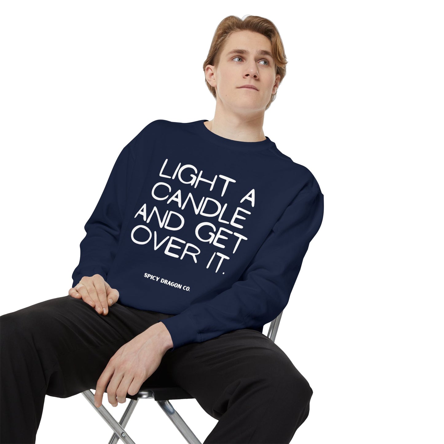 Light A Candle Comfort Colors Crewneck