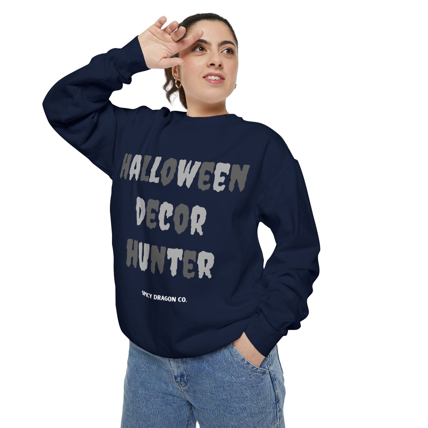 Halloween Decor Hunter Comfort Colors Crewneck