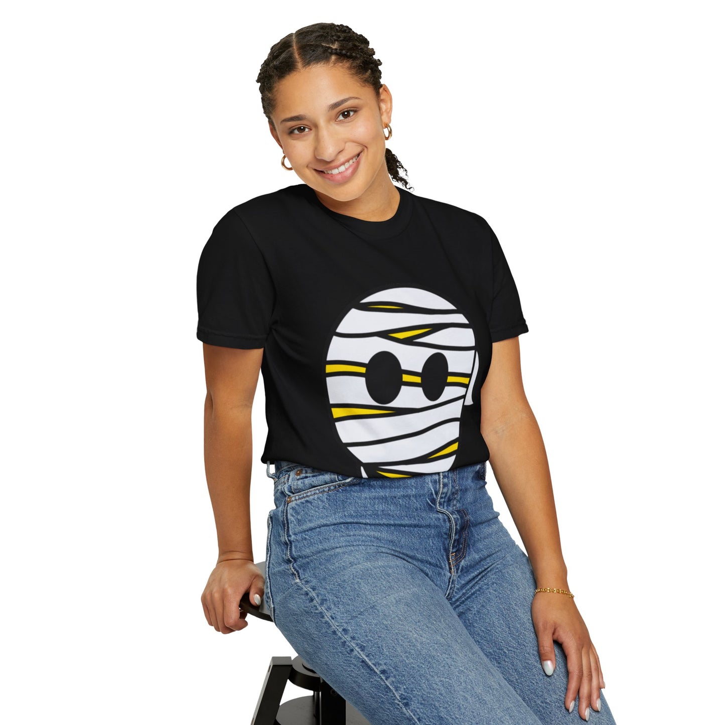 Mummy Smiley Comfort Colors Tee