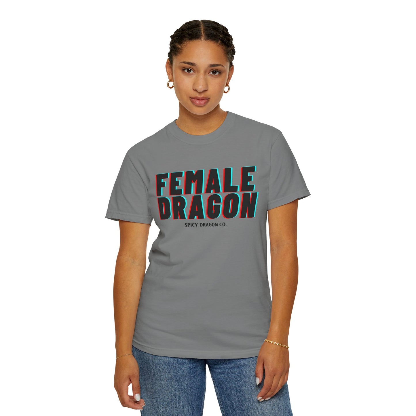 Female Dragon Comfort Colors Tee