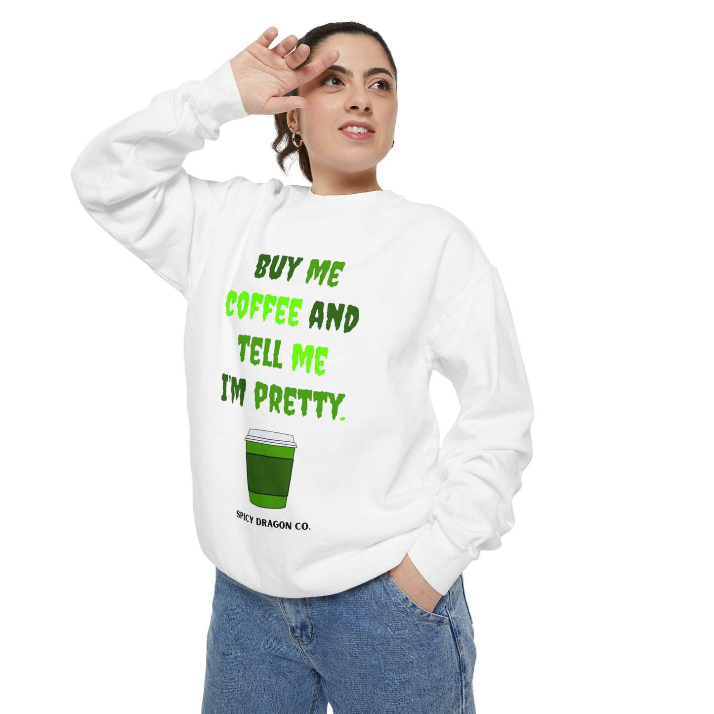 Buy Me Coffee Comfort Colors Crewneck