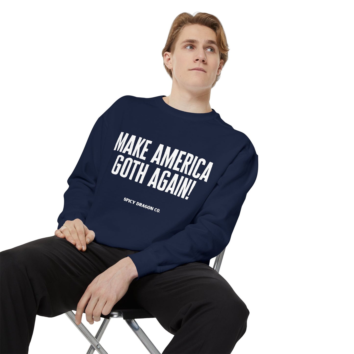 Make America Goth Again Comfort Colors Crewneck