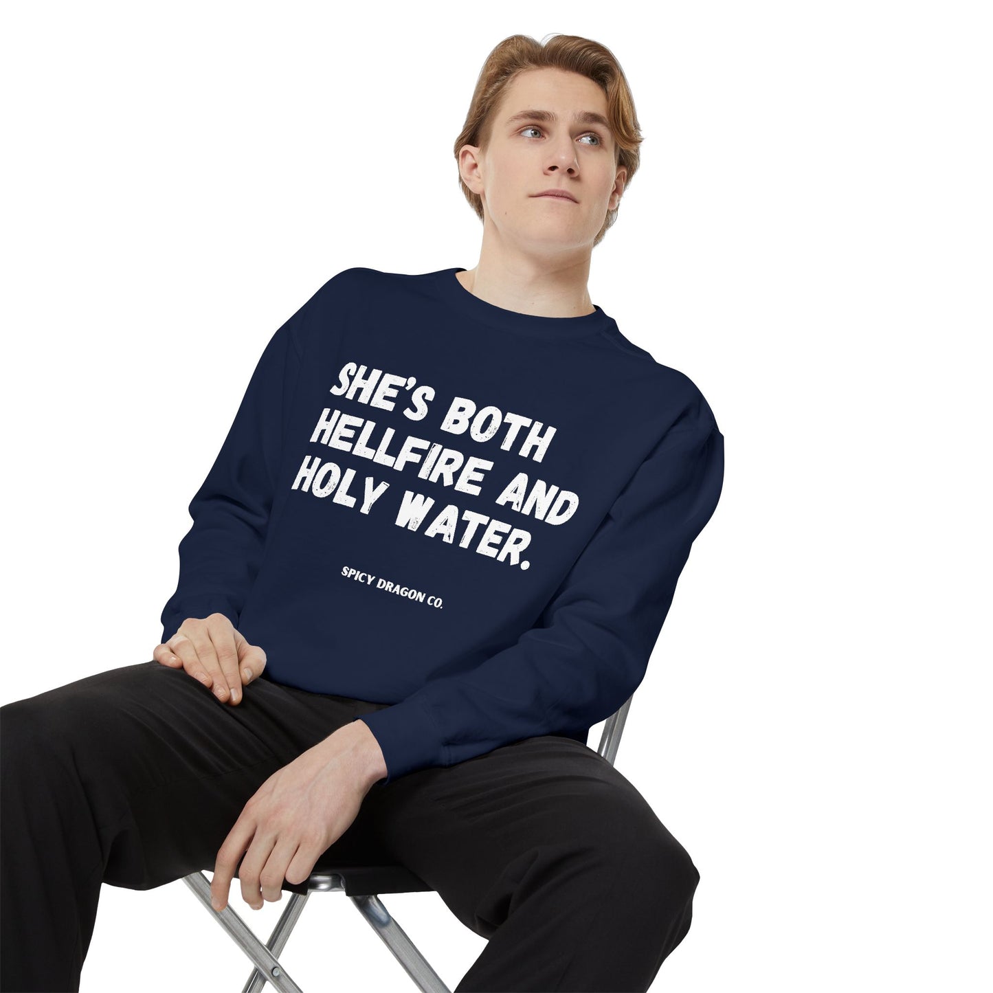 Hellfire & Holy Water Comfort Colors Crewneck