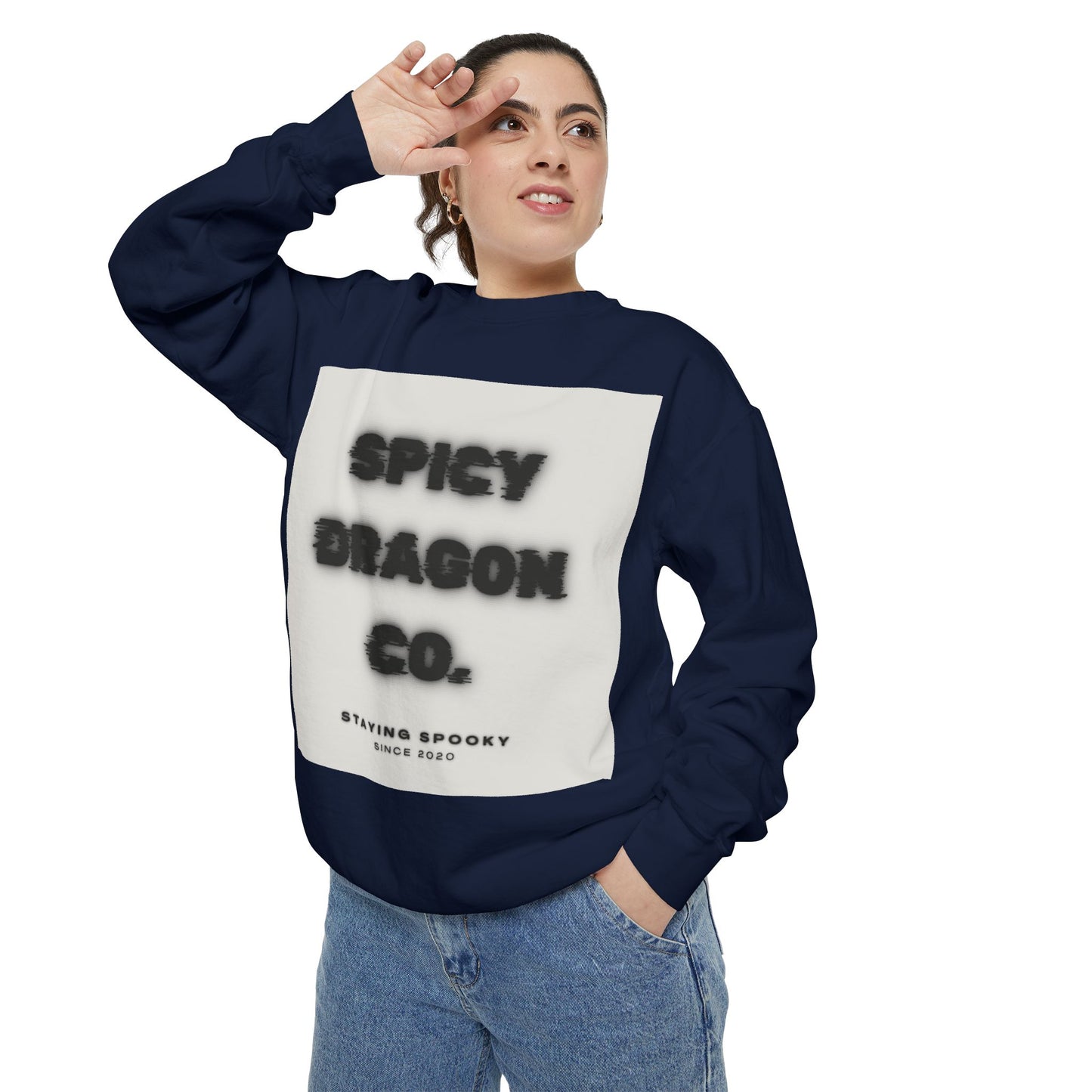 Spicy Dragon Co. Logo Comfort Colors Crewneck