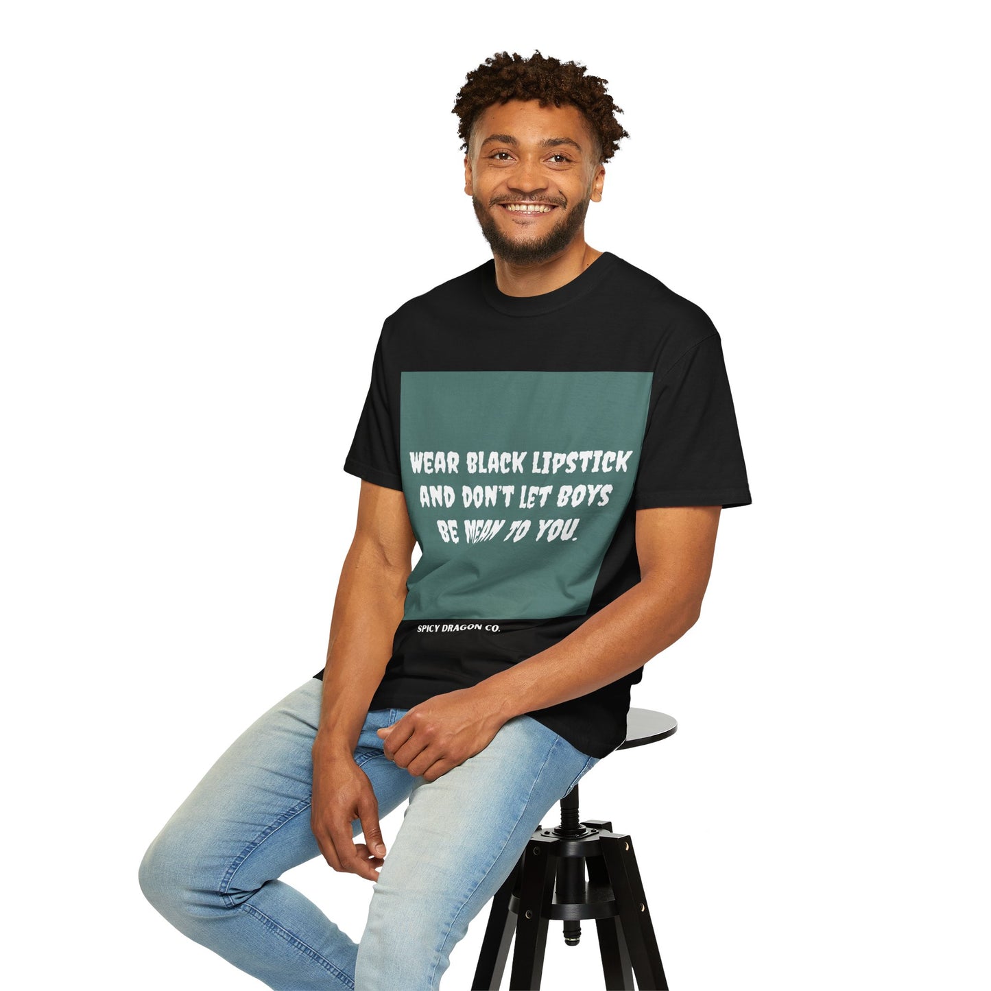 Black Lipstick Comfort Colors Tee