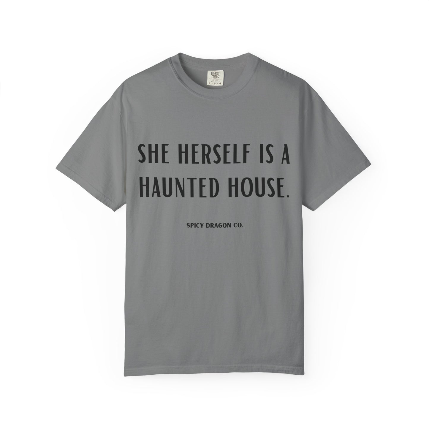 Haunted House Comfort Colors Tee