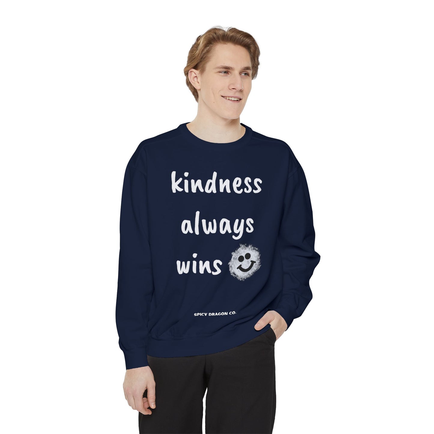 Kindness Always Wins Comfort Colors Crewneck