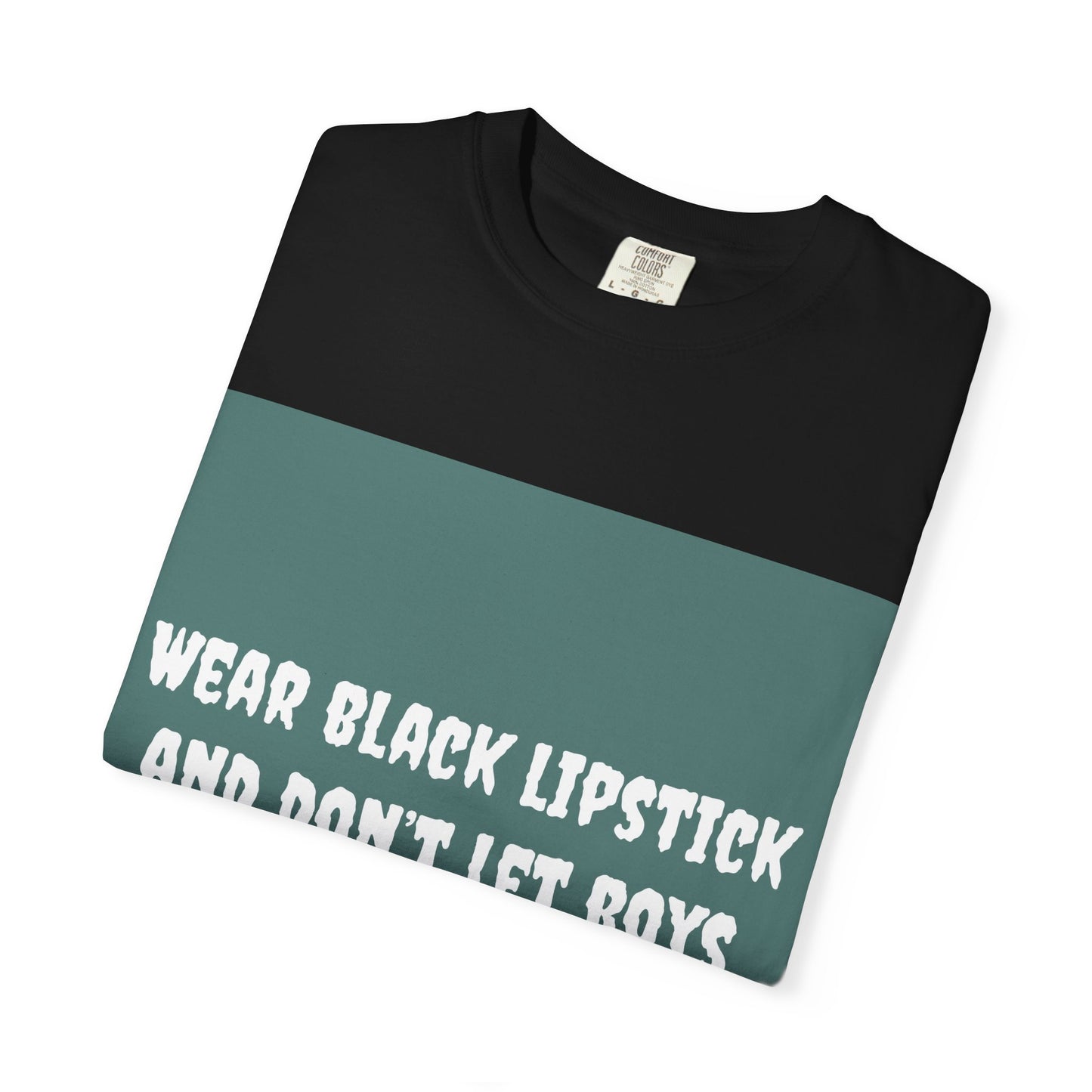 Black Lipstick Comfort Colors Tee