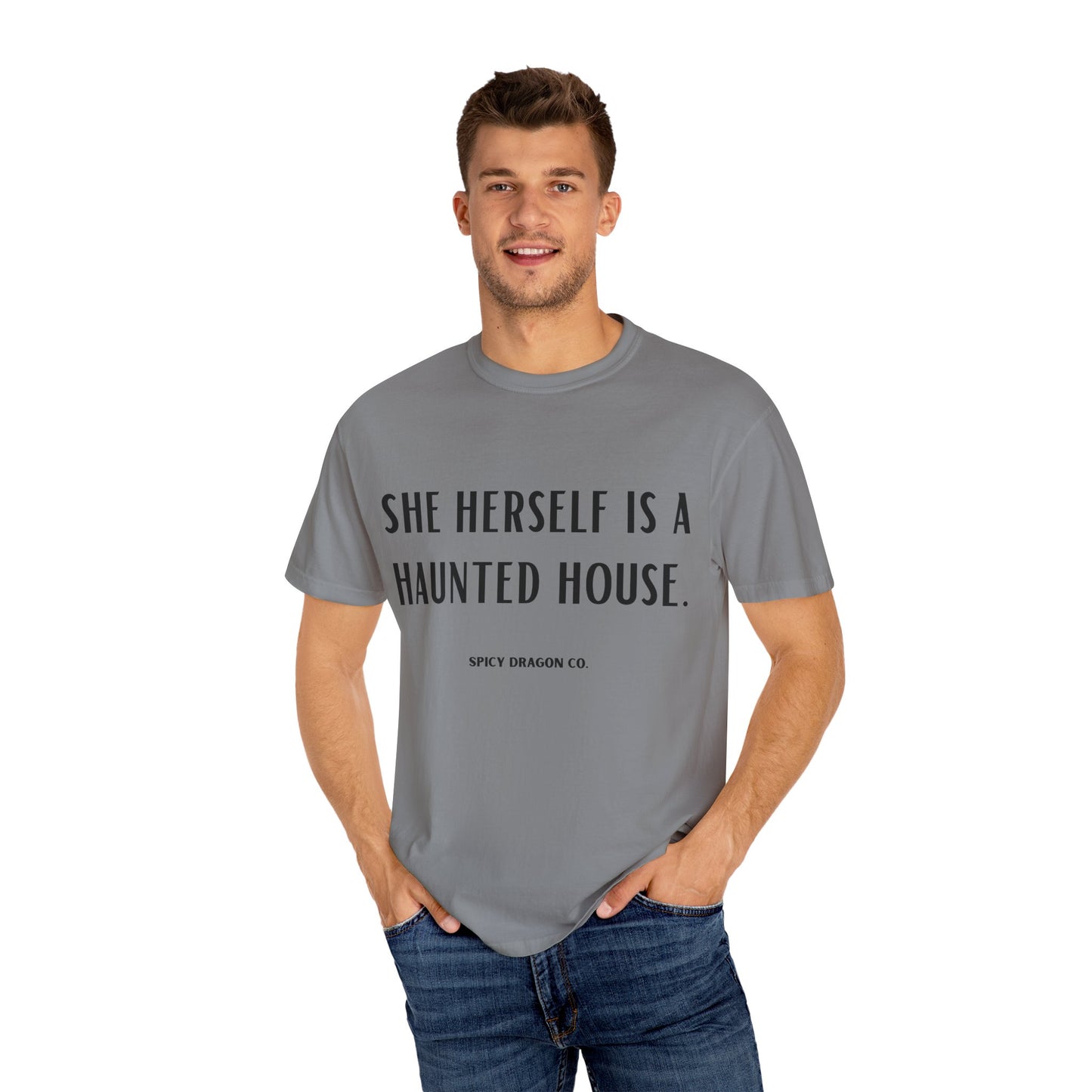 Haunted House Comfort Colors Tee