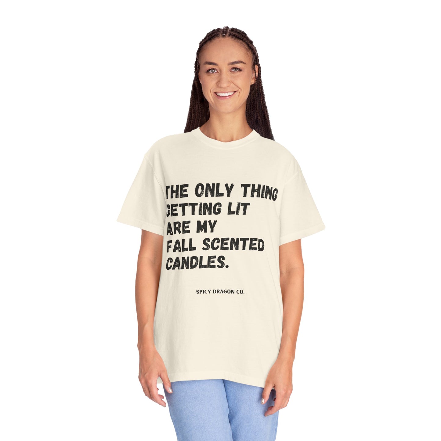 Fall Scented Candles Comfort Colors Tee