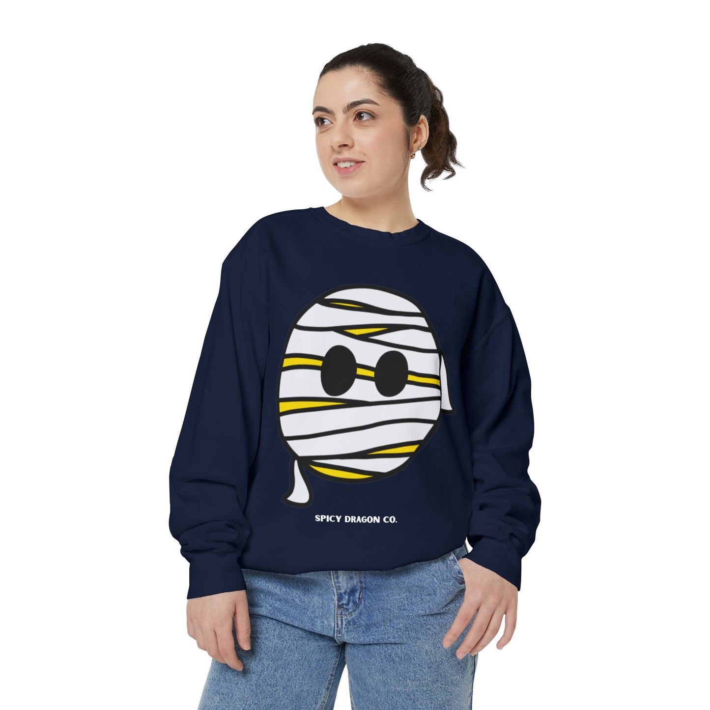 Mummy Smiley Comfort Colors Crewneck