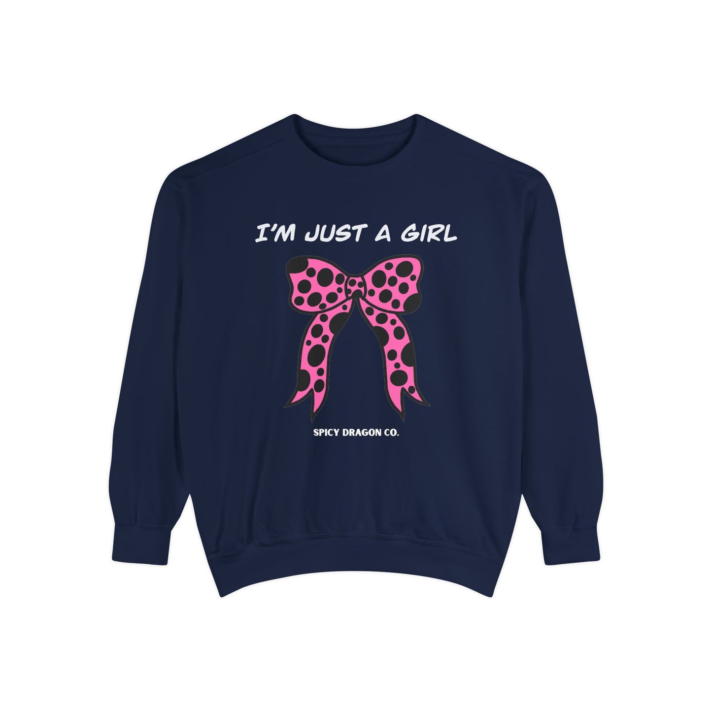 Just A Girl Comfort Colors Crewneck