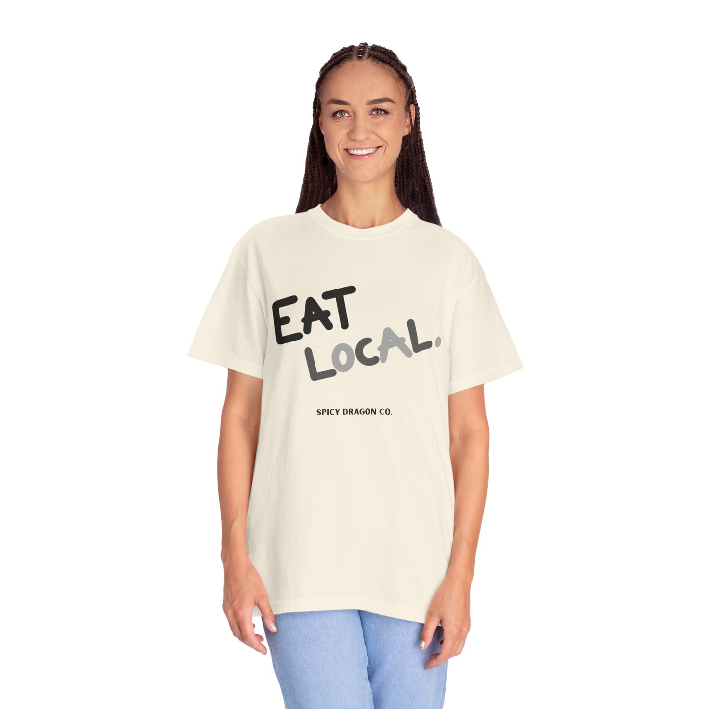 Eat Local Comfort Colors Tee