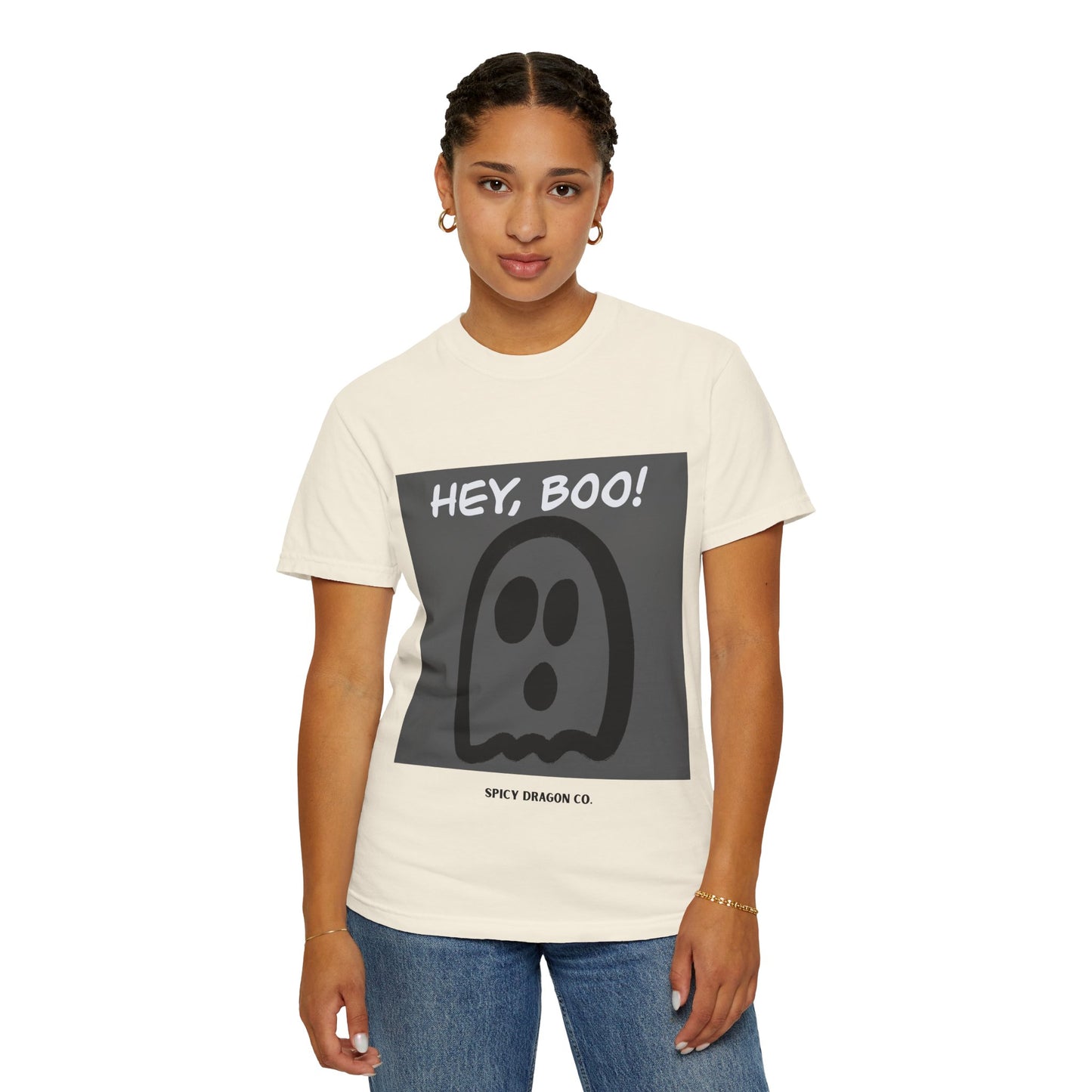 Hey Boo Comfort Colors Tee
